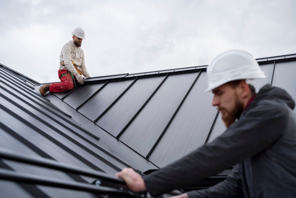 medium shot men working roof scaled